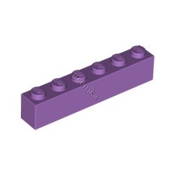 KLOCEK LEGO BRICK 1X6 MEDIUM LAVENDER - 3009