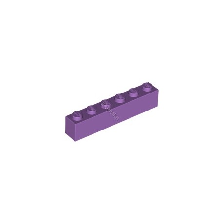 KLOCEK LEGO BRICK 1X6 MEDIUM LAVENDER - 3009