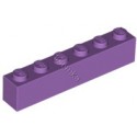 KLOCEK LEGO BRICK 1X6 MEDIUM LAVENDER - 3009