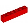 KLOCEK LEGO BRICK 1X6 RED - 3009