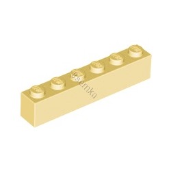 KLOCEK LEGO BRICK 1X6 TAN - 3009