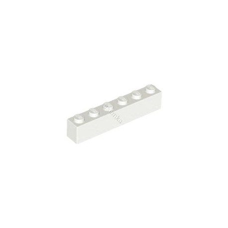 KLOCEK LEGO BRICK 1X6 WHITE - 3009