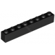 KLOCEK LEGO BRICK 1X8 BLACK - 3008