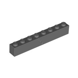 KLOCEK LEGO BRICK 1X8 DARK BLUISH GRAY - 3008