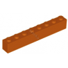 KLOCEK LEGO BRICK 1X8 DARK ORANGE - 3008