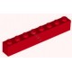 KLOCEK LEGO BRICK 1X8 RED - 3008
