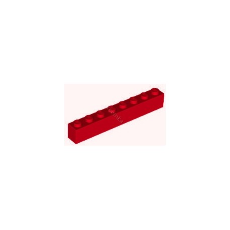 KLOCEK LEGO BRICK 1X8 RED - 3008
