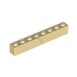 KLOCEK LEGO BRICK 1X8 TAN - 3008