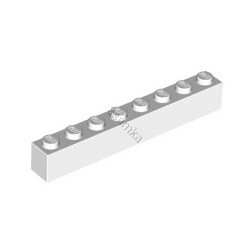 KLOCEK LEGO BRICK 1X8 WHITE - 3008