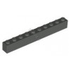KLOCEK LEGO BRICK 1X10 DARK BLUISH GRAY - 6111