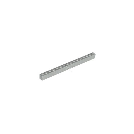 KLOCEK LEGO BRICK 1X16 LIGHT BLUISH GRAY - 2465