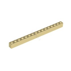 KLOCEK LEGO BRICK 1X16 TAN - 2465