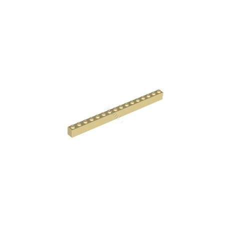 KLOCEK LEGO BRICK 1X16 TAN  - 2465