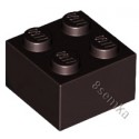 KLOCEK LEGO BRICK 2X2 BLACK CZARNY - 3003