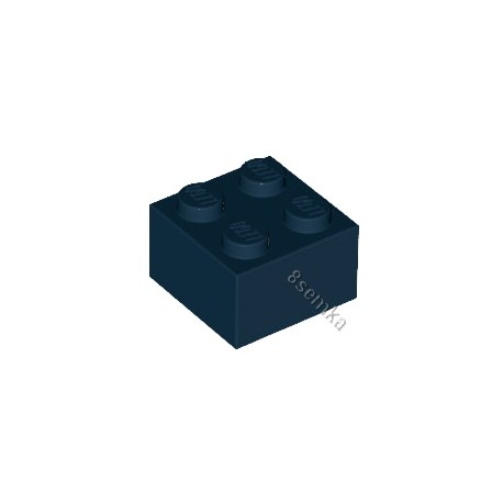 KLOCEK LEGO BRICK 2X2 DARK BLUE - 3003