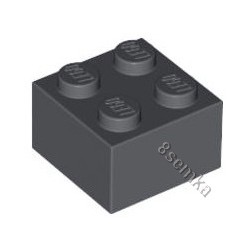 KLOCEK LEGO BRICK 2X2 DARK BLUISH GRAY - 3003