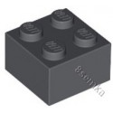 KLOCEK LEGO BRICK 2X2 DARK BLUISH GRAY - 3003