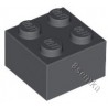KLOCEK LEGO BRICK 2X2 DARK BLUISH GRAY - 3003
