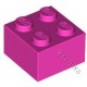 KLOCEK LEGO BRICK 2X2 DARK PINK - 3003