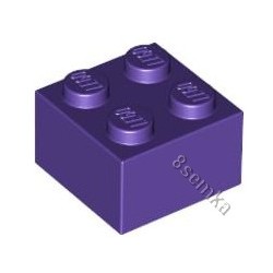KLOCEK LEGO BRICK 2X2 DARK PURPLE - 3003