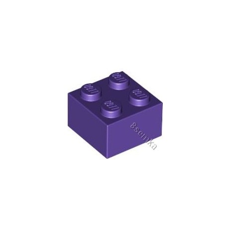 KLOCEK LEGO BRICK 2X2 DARK PURPLE - 3003