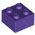 KLOCEK LEGO BRICK 2X2 DARK PURPLE - 3003