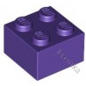 KLOCEK LEGO BRICK 2X2 DARK PURPLE - 3003