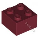 KLOCEK LEGO BRICK 2X2 DARK RED - 3003