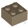 KLOCEK LEGO BRICK 2X2 DARK TAN - 3003