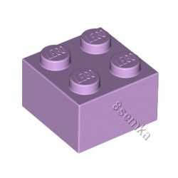 KLOCEK LEGO BRICK 2X2 LAVENDER - 3003