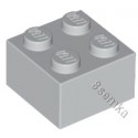 KLOCEK LEGO BRICK 2X2 LIGHT BLUISH GRAY - 3003