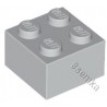 KLOCEK LEGO BRICK 2X2 LIGHT BLUISH GRAY - 3003