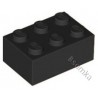 KLOCEK LEGO BRICK 2X3 BLACK - 3002