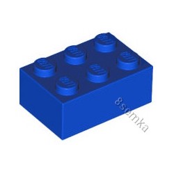 KLOCEK LEGO BRICK 2X3 BLUE - 3002