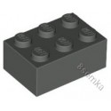 KLOCEK LEGO BRICK 2X3 DARK BLUISH GRAY - 3002