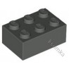 KLOCEK LEGO BRICK 2X3 DARK BLUISH GRAY - 3002