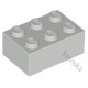 KLOCEK LEGO BRICK 2X3 LIGHT BLUISH GRAY - 3002