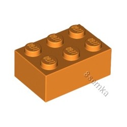 KLOCEK LEGO BRICK 2X3 ORANGE - 3002