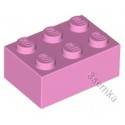 KLOCEK LEGO BRICK 2X3 BRIGHT PINK - 3002