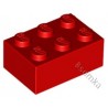 KLOCEK LEGO BRICK 2X3 RED - 3002