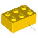 KLOCEK LEGO BRICK 2X3 YELLOW - 3002
