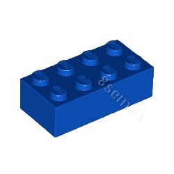 KLOCEK LEGO BRICK 2X4 BLUE - 3001