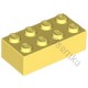 KLOCEK LEGO BRICK 2X4 BRIGHT LIGHT YELLOW - 3001