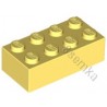 KLOCEK LEGO BRICK 2X4 BRIGHT LIGHT YELLOW - 3001