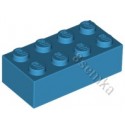 KLOCEK LEGO BRICK 2X4 DARK AZURE - 3001