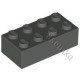 KLOCEK LEGO BRICK 2X4 DARK BLUISH GRAY - 3001