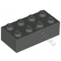 KLOCEK LEGO BRICK 2X4 DARK BLUISH GRAY - 3001