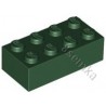 KLOCEK LEGO BRICK 2X4 DARK GREEN - 3001