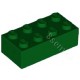 KLOCEK LEGO BRICK 2X4 GREEN - 3001