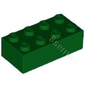 KLOCEK LEGO BRICK 2X4 GREEN - 3001